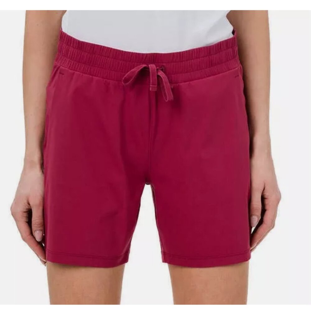 Tuff Athletics Women's Red Athletic Shorts
